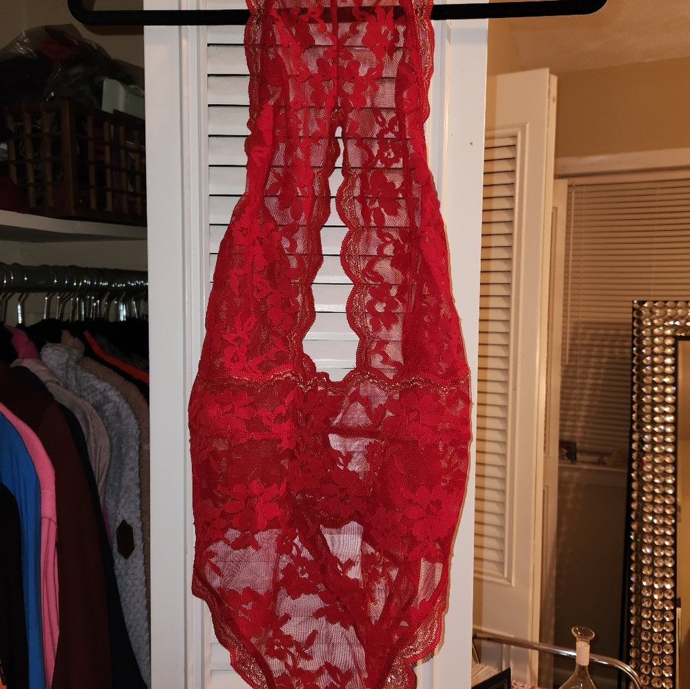 Large Victoria secret brand new red lingerie